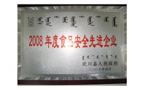 2008年度食品安全先进企业